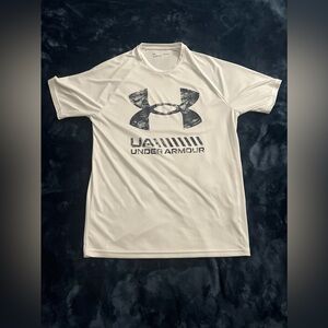 Under Armour Men’s Dri Fit White Short Sleeve T Shirt